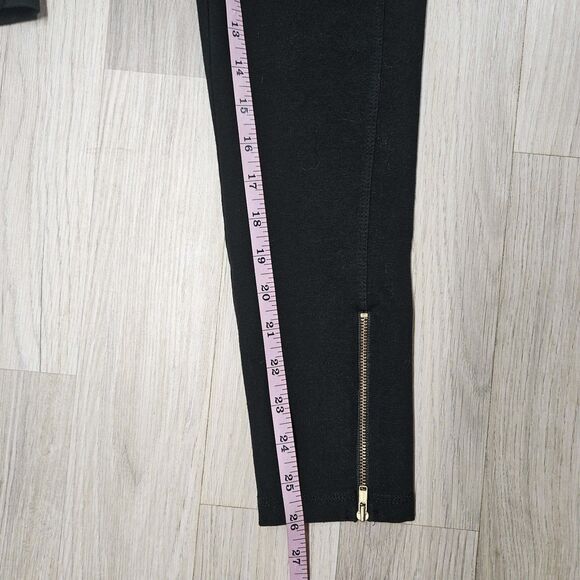 J. Crew Womens Black Ankle Zip Leggings Size Small - Picture 5 of 9